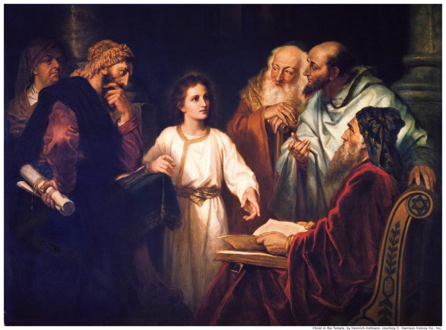 Jésus enfant faisant l'admiration des docteurs de la loi
