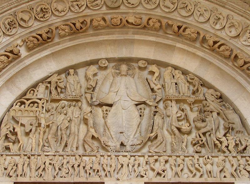 Tympan de la cathédrale d'Autun