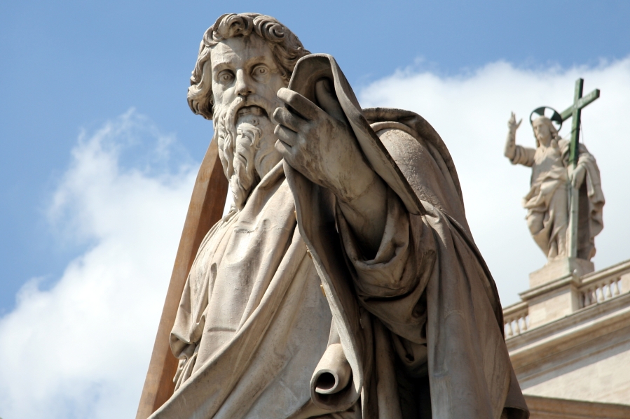 Statue de saint Paul au Vatican - CC AngMoKio