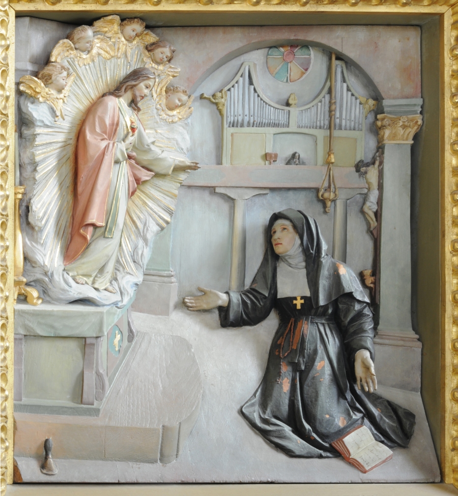 Sainte Marguerite-Marie Alacoque - Johann Baptist Moroder-Lusenberg - CC Wolfgang Moroder