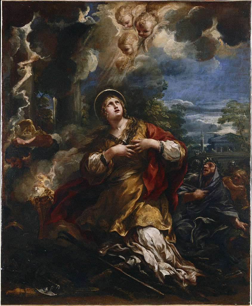 Sainte Martine refuse d'adorer les idoles - Pietro da Cortona