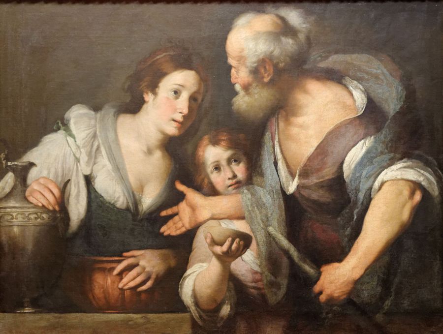 Elie et la veuve de Sarepta - Bernardo Strozzi (CC Yelkrokoyade)