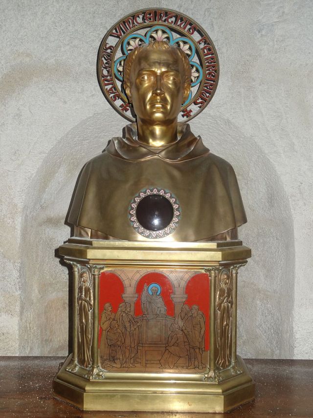Buste de Saint Vincent Ferrier - CC Jordiferrer