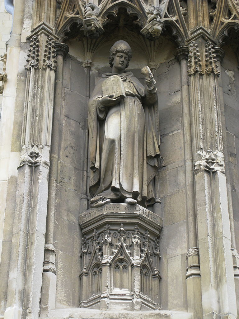 Saint Augustin de Cantorbéry (cathédrale de Cantorbéry) - CC Saforrest