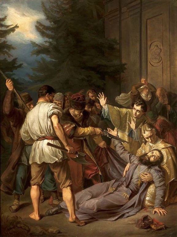 Le Martyre de saint Josaphat - Józef Simmler