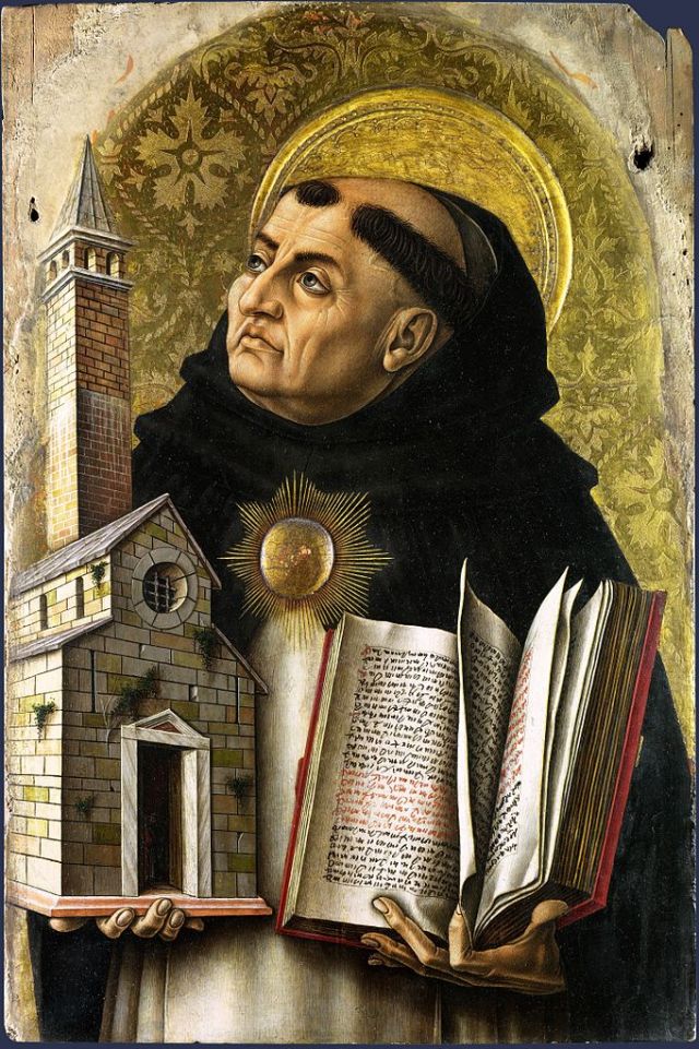 Saint Thomas d'Aquin - Carlo Crivelli