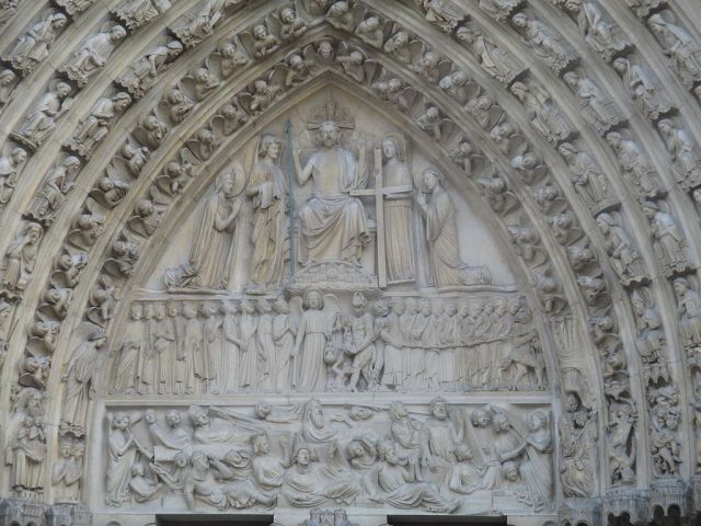 Notre-Dame de Paris - Tympan du Jugement dernier - CC Thomon